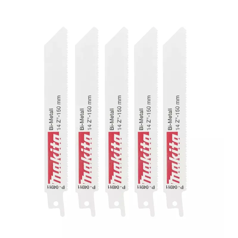 150mm Metal-Cutting Reciprocating Saw Blades – Makita Fit (ZCE015)