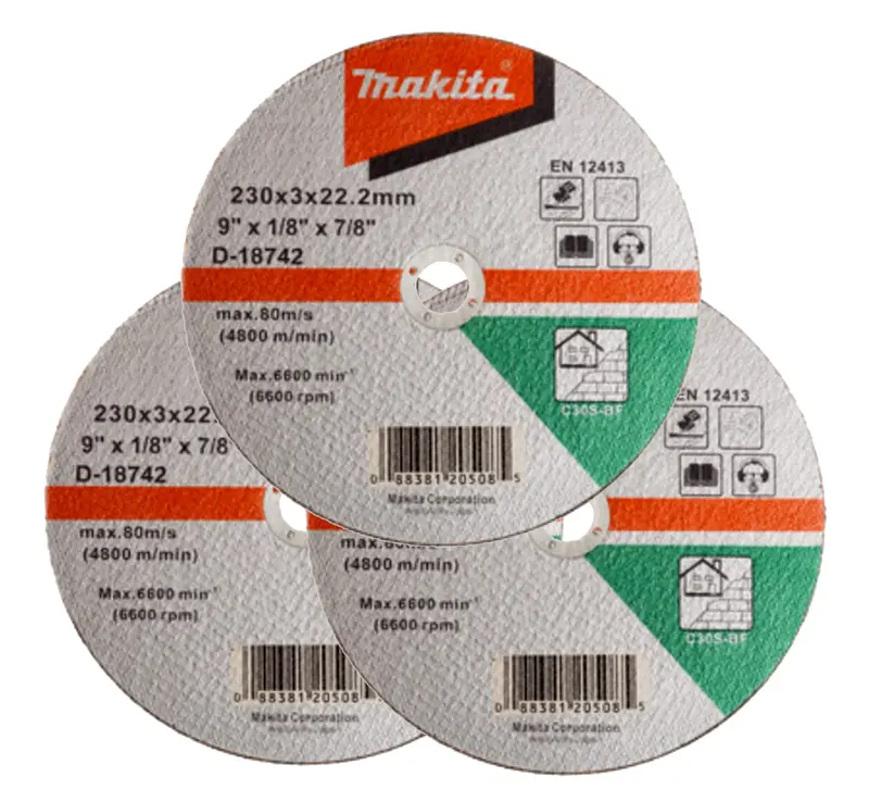 230mm (9″) Thin-Cut Slitting Discs for Fast Metal Separation (ZCE005)