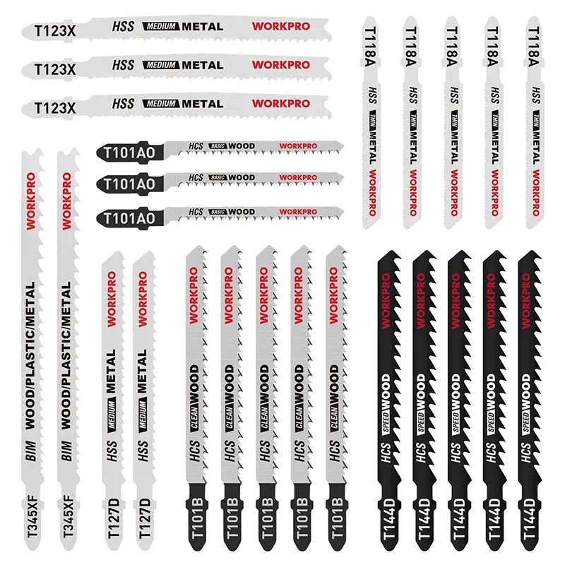 55mm Bi-Metal Jigsaw Blades – 10-Piece Pack for Metal Cutting (ZCE009)