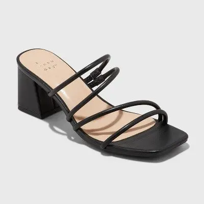 A New Day Women’s Chunky-Heel Slip-On Mule Sandals