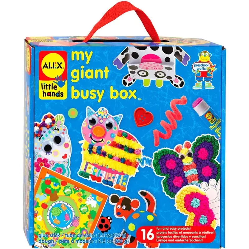 ALEX Toys Little Hands My Giant Busy Box – Interactive Sensory Activity Center for Toddlers