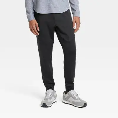 All In Motion Men’s DWR Midweight Fleece Joggers – Relaxed Lounge Pants, Open Box