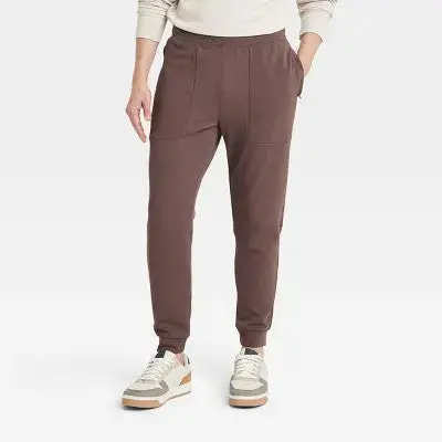 All In Motion Men’s Heavyweight Waffle-Knit Jogger Sweatpants – Gym-Ready