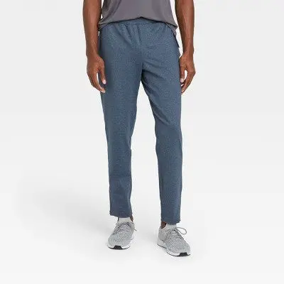 All In Motion Men’s Midweight Nylon Joggers – Lightweight Active Sweatpants for Everyday Wear