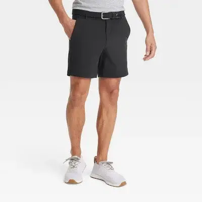 All In Motion Men’s Quick-Dry Golf Shorts with UPF 50+ Sun Protection and Moisture-Wicking Fabric