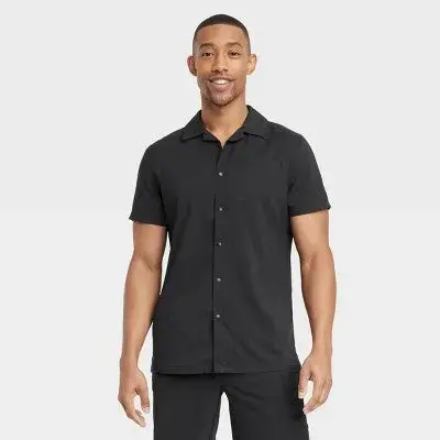 All In Motion Men’s Quick-Dry UPF 50+ Shirt Jacket – Lightweight Layering Piece