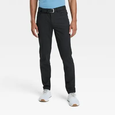 All In Motion Men’s Slim-Fit Golf Pants – Moisture-Wicking, UPF 50+ Quick-Dry