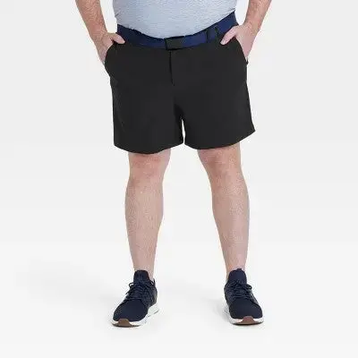 All In Motion Men’s UPF 50+ Golf Travel Shorts with Elastic Waist
