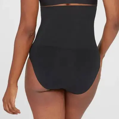 ASSETS by Spanx Women’s High-Waist Control Brief – New, Light Beige XL
