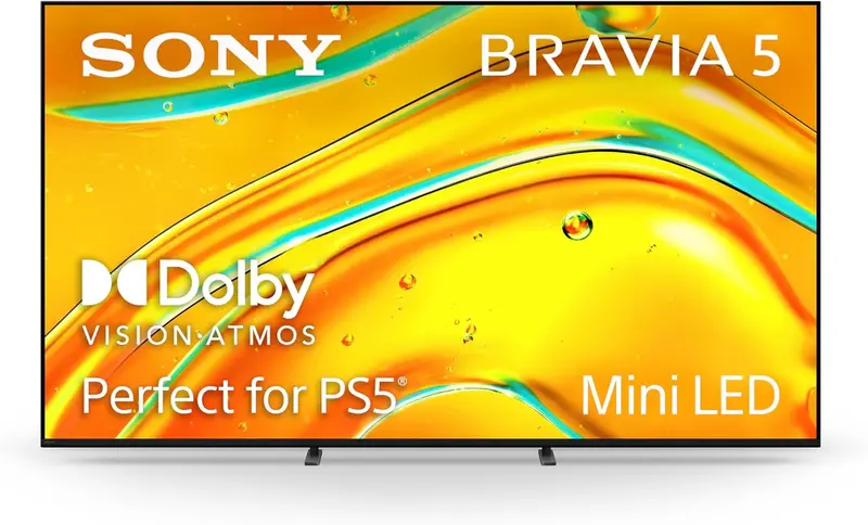 Certified Refurbished Sony 75″ BRAVIA 5 Mini LED 4K UHD Smart Google TV (2025 Model)