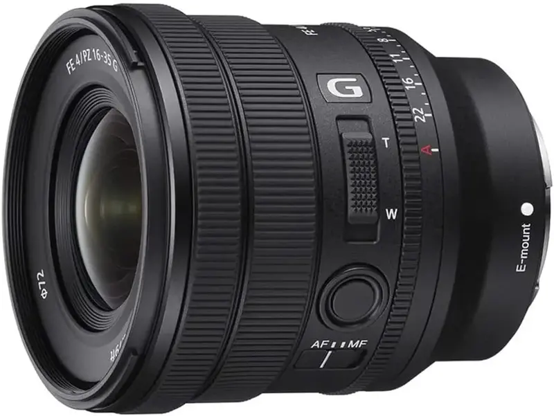 Certified Refurbished Sony FE PZ 16–35mm f/4 G Power Zoom Lens – Full-Frame Wide Angle