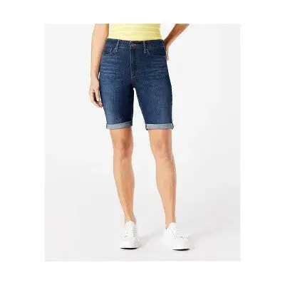 DENIZEN by Levi’s Women’s Mid-Rise Bermuda Jean Shorts