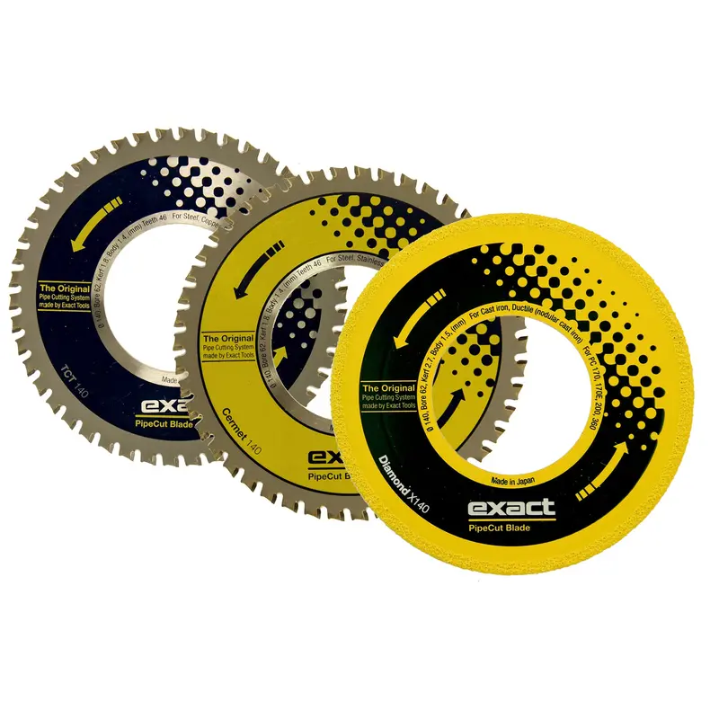 Diamond-Cut Blades for Exact 220E – 140mm, Cast Iron & Ductile Iron (ZPE103)