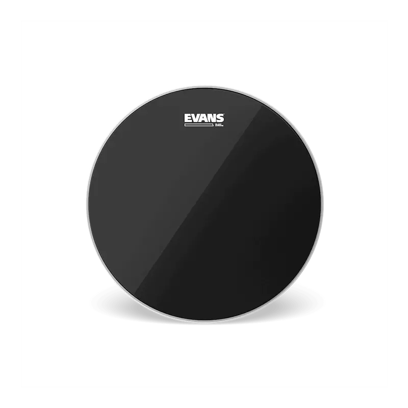 Evans Black Chrome Clear Mirror Dual-Ply Drum Head