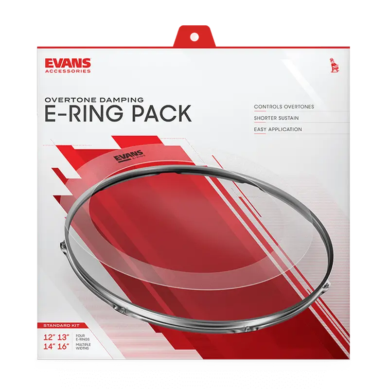 Evans E-Ring Standard Drumhead Mounting Kit – 12″, 13″, 14″, 16″
