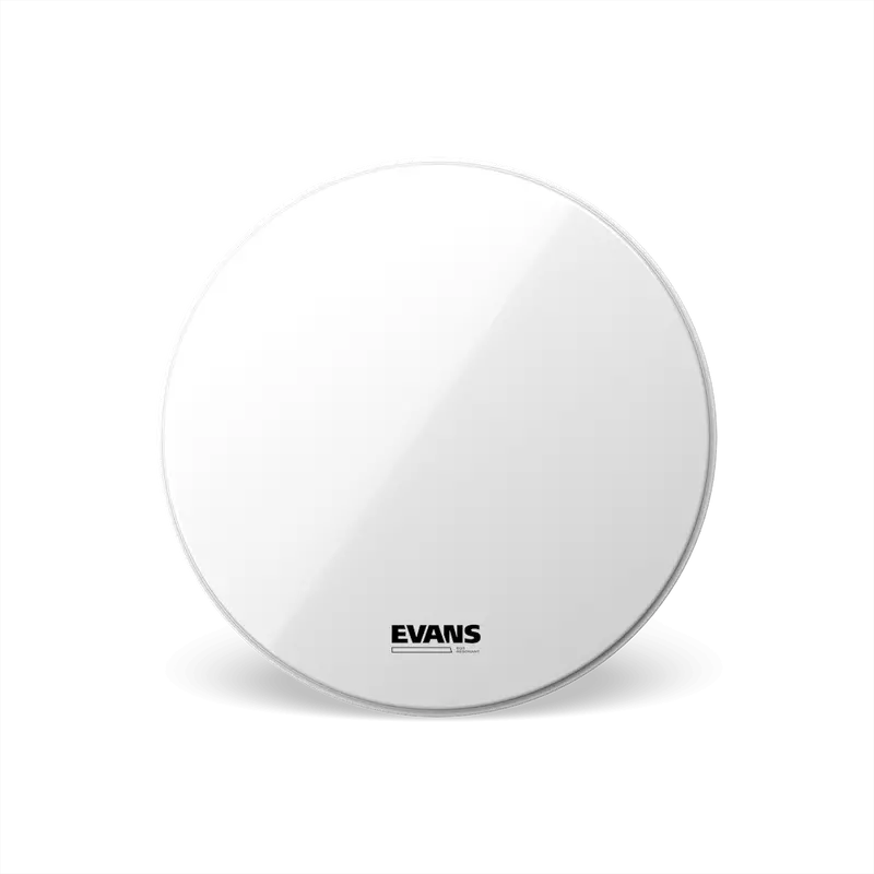 Evans EQ3 Smooth White Bass Resonant Head – No Center Hole