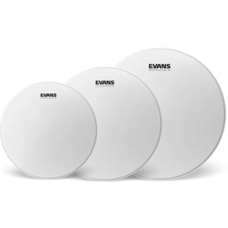 Evans G1 Coated Tom Pack – Fast-Response Tuning (10″, 12″, 14″)
