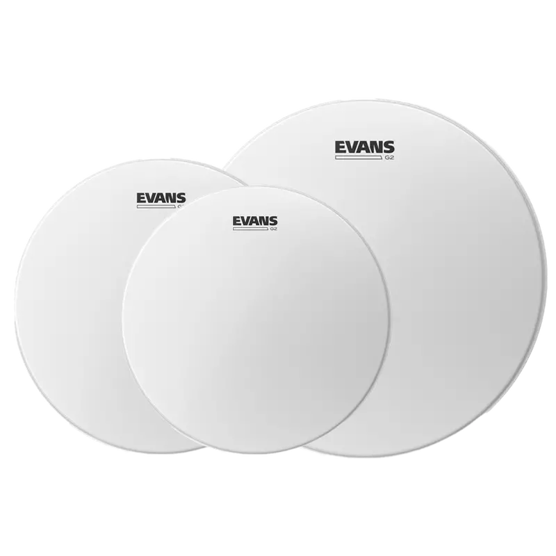 Evans G2 Coated Tom Drum Pack – 12″, 13″, 16″ Standard Sizes