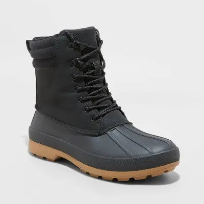 Goodfellow & Co Men’s Waterproof Winter Duck Boots for Hiking & Outdoor Use