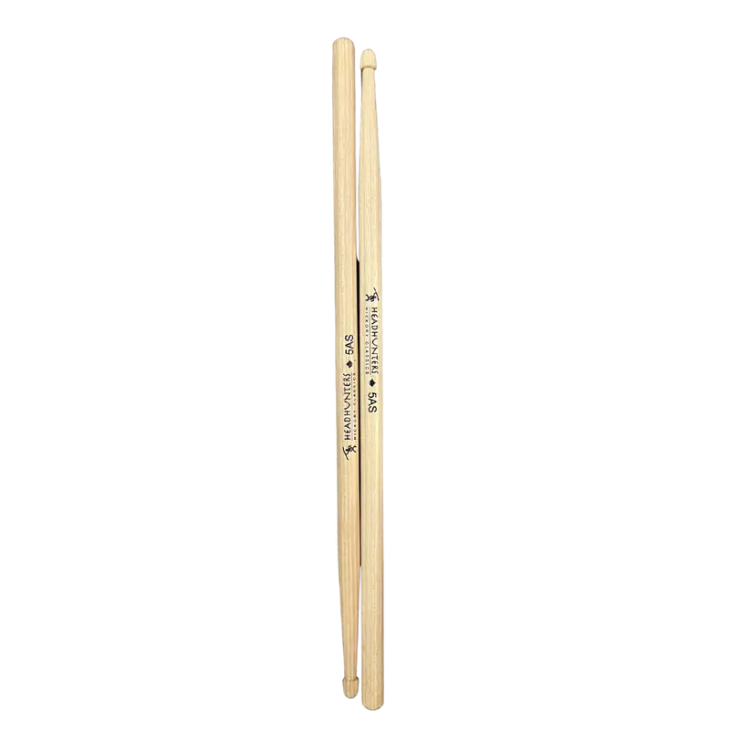 Headhunters Hickory Classic 5A Drumsticks with Stretch and Standard Grip