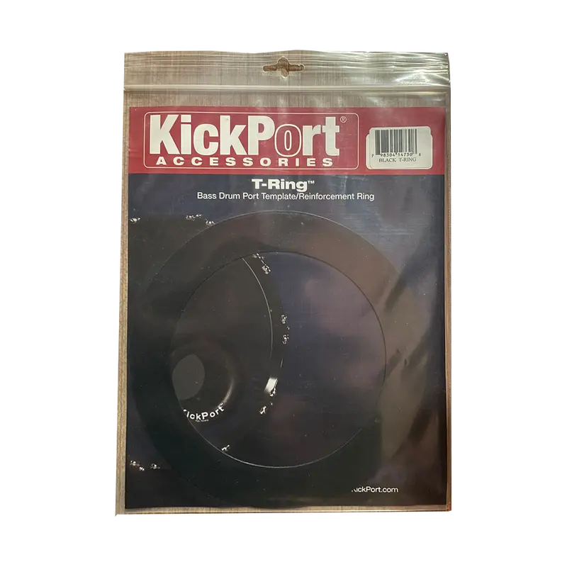 Kick Port T-Ring – 5-Inch Black Drumhead Access Ring