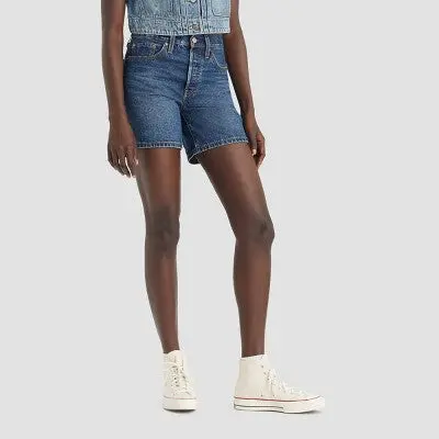 Levi’s 501 Women’s High-Rise Mid-Thigh Denim Shorts