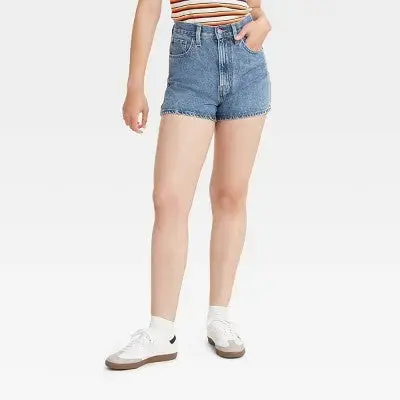 Levi’s High-Rise Mom-Style Denim Shorts for Women