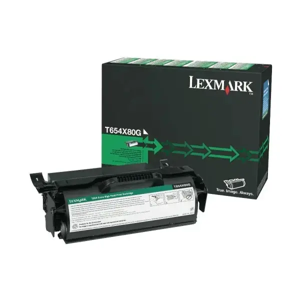 Lexmark T654X80G Black Toner Cartridge – Extra High-Yield for TS654 Printers
