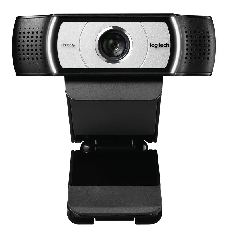 Logitech C930e HD Webcam – 1080p, 90° Wide Field of View, Black (Open-Box)