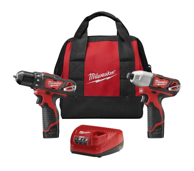 Milwaukee M12 Cordless Combo Kit – Drill & Driver, Two-Battery Bundle