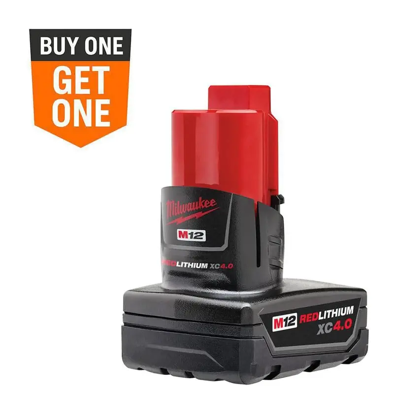 Open-Box M12 12V Lithium-Ion XC 4.0 Ah Extended-Capacity Battery Pack (2-Pack)