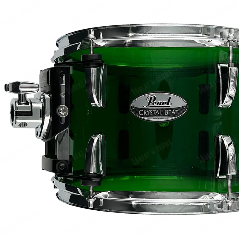 Pearl Crystal Beat Seamless Acrylic Emerald Green 6-Piece Complete Drum Set