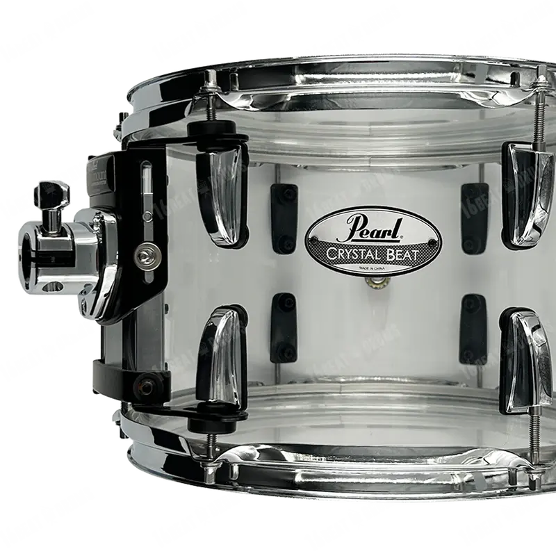 Pearl Crystal Beat Seamless Acrylic Ultra Clear 5-Piece Kit with 20″ Kick