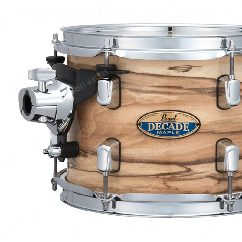 Pearl Decade Maple Gloss Exotic Maple 7-Piece Complete Drum Kit with 22″ Kick