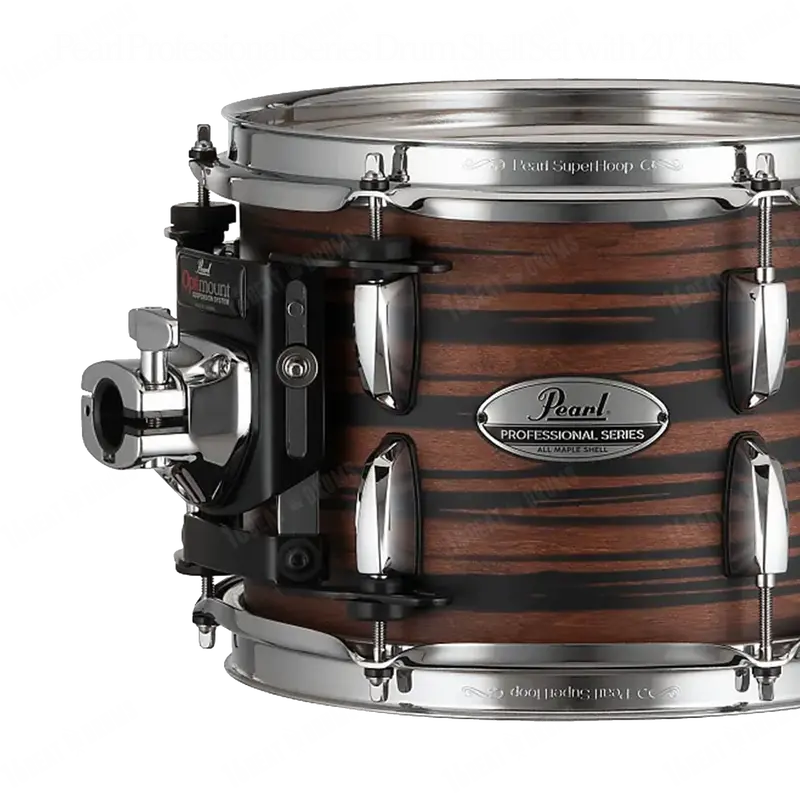 Pearl PMX-5-Pc-Complete-20/C#883 Professional Drum Kit — Mocha Swirl, 20″ Bass Drum