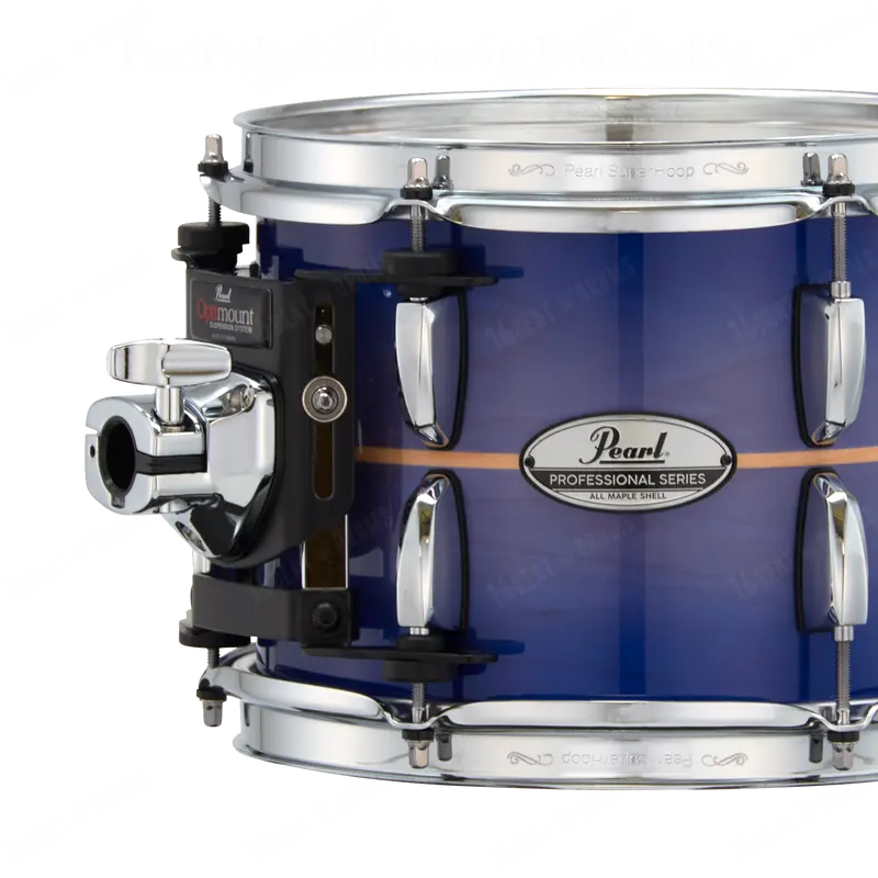 Pearl PMX-5-Pc-Complete-/C#764 Professional 5-Piece Drum Set — Royal Blue Burst Stripe