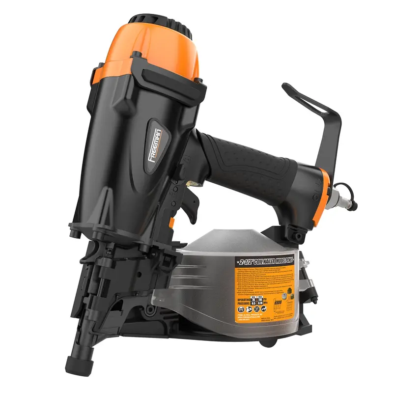 Pneumatic 15° Coil Siding Nailer — 2-1/2″