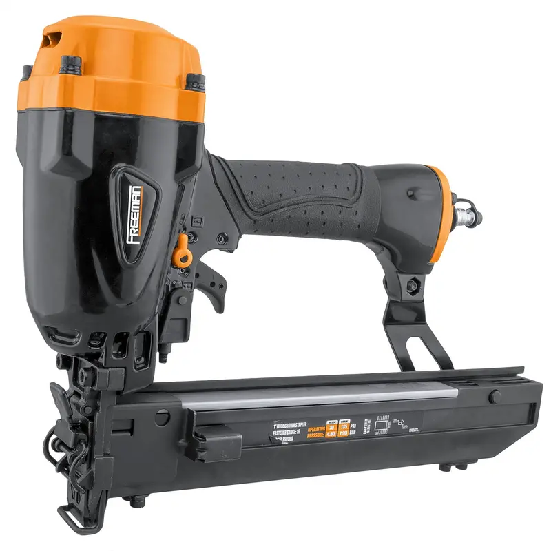 Pneumatic 16-Gauge 1-Inch Wide Crown Stapler for Senco P-Style Staples