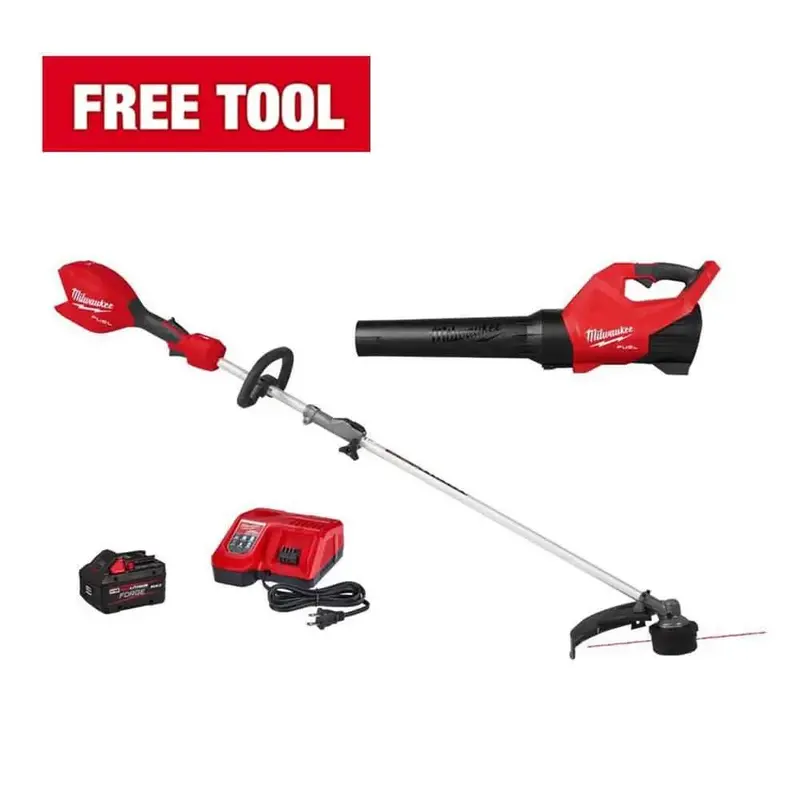 Refurbished M18 FUEL 18V QUIK-LOK String Trimmer & Blower Combo Kit – 16″ + 8.0Ah Battery