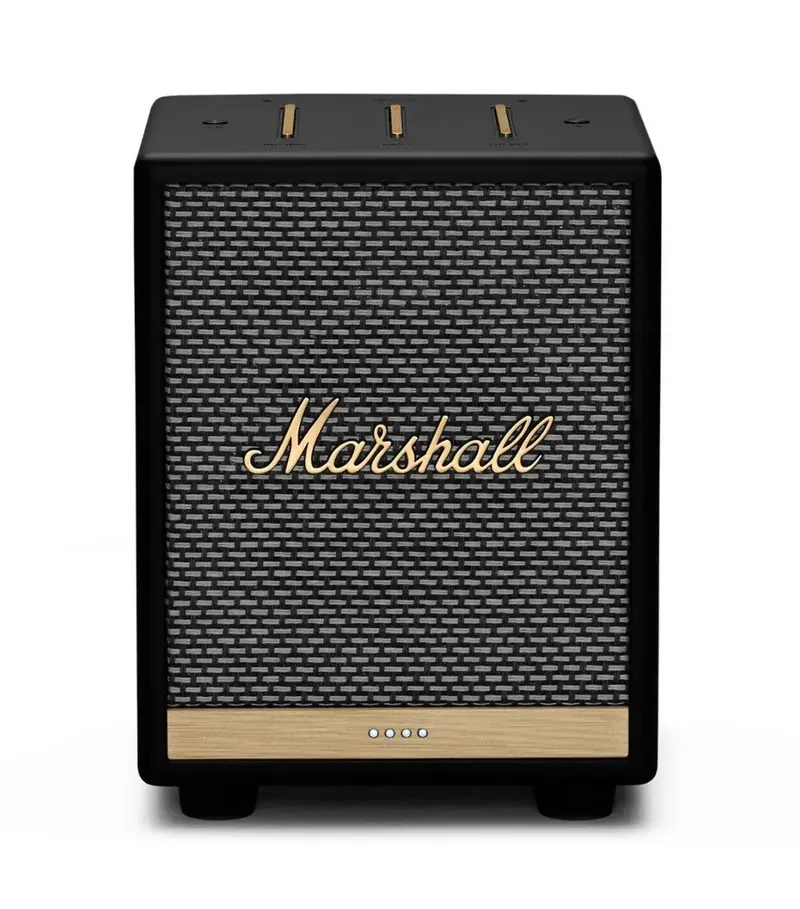 Refurbished Marshall Uxbridge Voice Smart Speaker with Built-in Amazon Alexa (Black)