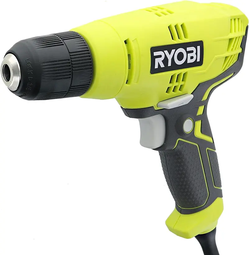 Refurbished RYOBI 5.5A 3/8″ Variable-Speed Corded Drill – Model D43K