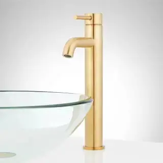 Refurbished Signature Hardware 483882 Bathroom Faucet – Single-Hole Vessel Sink Mount