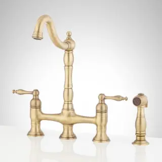 Refurbished Signature Hardware 497566 Kitchen Faucet – Open-Box