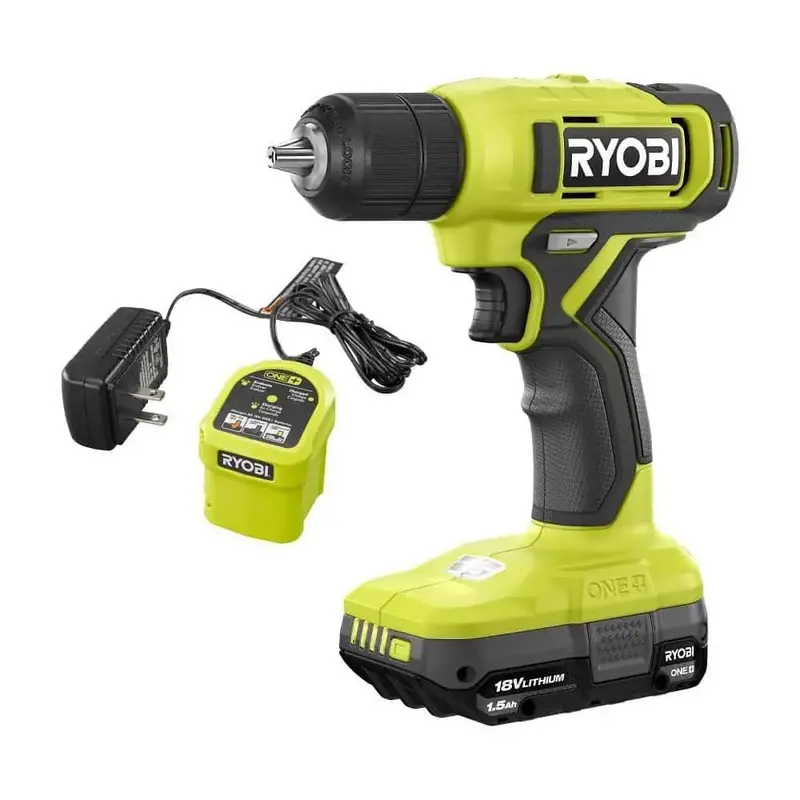 RYOBI ONE+ 18V 3/8″ Cordless Drill/Driver Kit – Open Box (1.5Ah Battery + Charger)