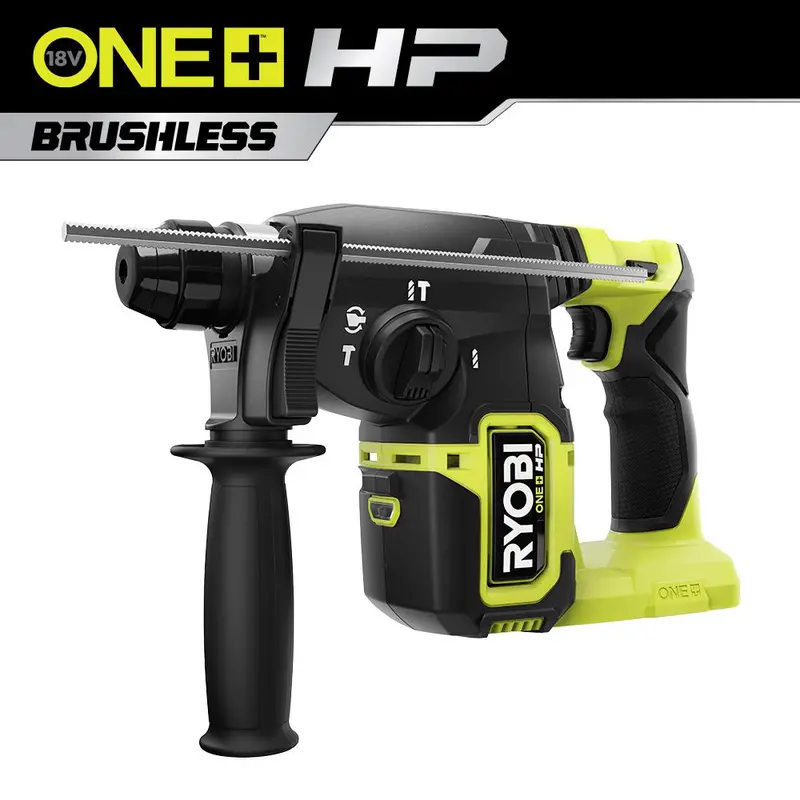 RYOBI ONE+ HP 18V Brushless 1″ Rotary Hammer Drill – Tool-Only