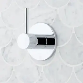 Signature Hardware 483861 Open Box Shower Diverter Trim Set – Matte Black Wall-Mounted Valve Cover