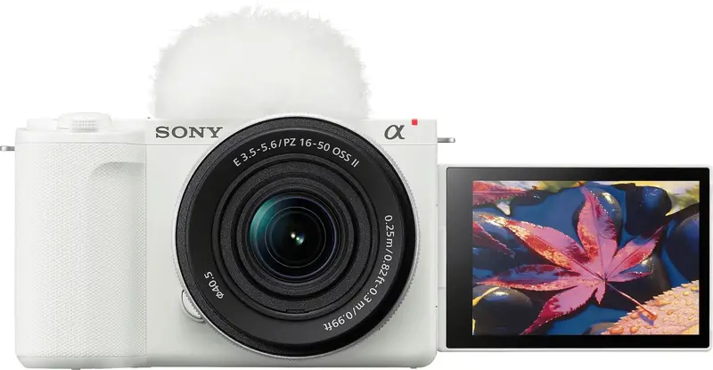 Sony ZV-E10 II APS-C Vlogging Camera Kit – White – Certified Refurbished (Includes Lens)
