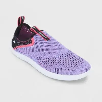Speedo Junior Surf Strider Aqua Shoes – Breathable Knit, UPF Protection, Water-Ready