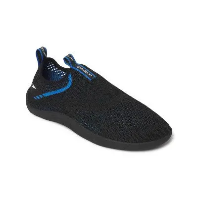 Speedo Men’s Surf Strider Quick-Dry Water Shoes – Black/Blue, Size S