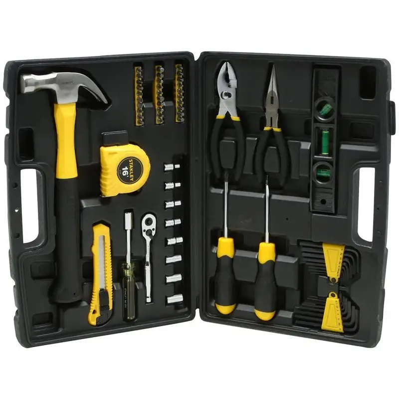 Stanley 94-248 65-Piece Homeowner’s Tool Kit – Open-Box